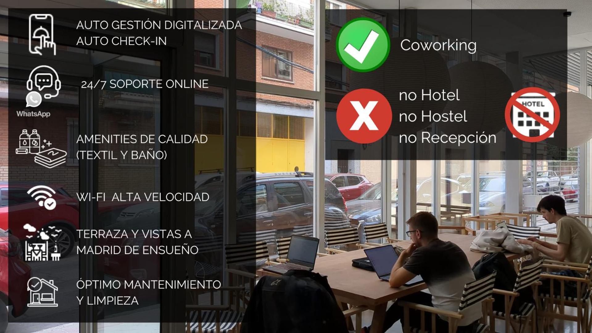 Madrid Live Coworking - Self Service - Bagian luar foto